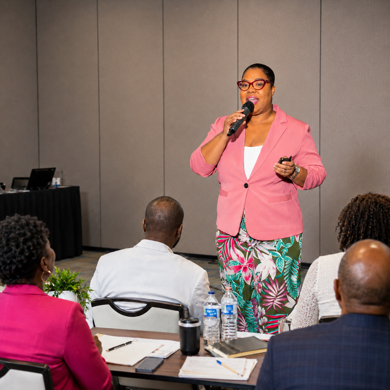 Althea Walters speaking on Leadership Development